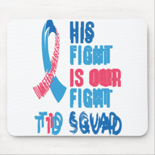Sein Kampf ist unser Kampf gegen Diabetes Bewussts Mousepad