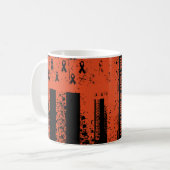 Sein Kampf ist unser Kampf gegen Leukämie Bewussts Kaffeetasse (Vorderseite Links)