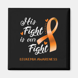 Sein Kampf ist unser Kampf gegen Leukämie-Bewussts Magnet