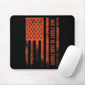 Sein Kampf ist unser Kampf gegen Leukämie Bewussts Mousepad (Mit Mouse)