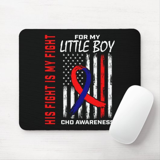 Sein Kampf Kleiner Junge Son Chd Bewusstsein Ameri Mousepad (Mit Mouse)