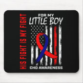 Sein Kampf Kleiner Junge Son Chd Bewusstsein Ameri Mousepad (Vorne)