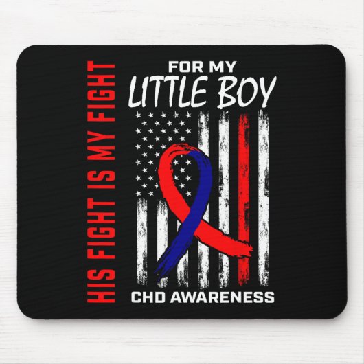 Sein Kampf Kleiner Junge Son Chd Bewusstsein Ameri Mousepad (Vorne)
