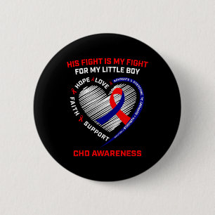 Sein Kampf Kleiner Junge Son Chd Bewusstsein Herz Button