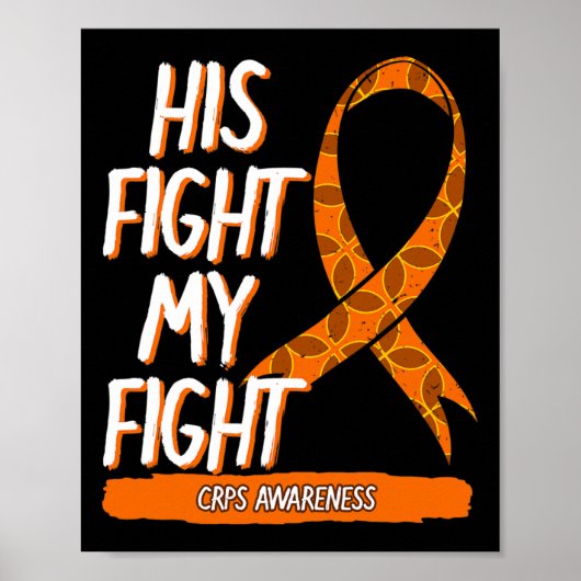 Sein Kampf mein Kampf Crps Bewusstsein Orange Ribb Poster (Vorne)