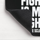 Sein Kampf Mein Kampf MS Multiple Sklerose-Bewusst Mousepad (Ecke)