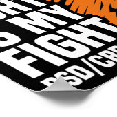 Sein Kampf Mein Kampf Orange Ribbon Rsdcrps Bewuss Poster (Ecke)