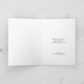 SEIN KOHLENFÄHIGER AUSSENLANDSER Winter Feiertagskarte (Innenseite)