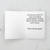 Sein konnten Sie Karte (Innenseite)