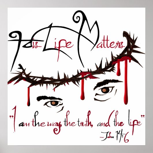 Sein Leben zählt Christliches Poster (Vorne)