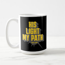 Sein Licht, mein Weg - Psalm 119:105 Kaffeetasse