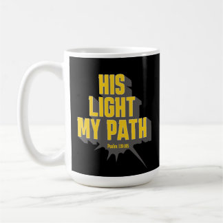 Sein Licht, mein Weg - Psalm 119:105 Kaffeetasse