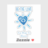 *~* SEIN LIEBE HERZ mit EYE Vinyl Sticker (Blatt)