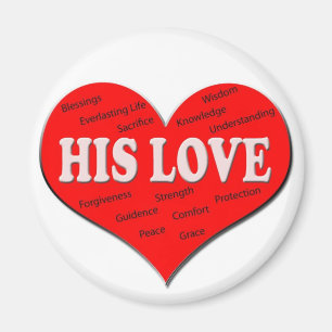 Sein Liebe-Magnet Magnet