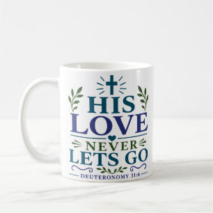 Sein Liebesversprechen lässt nie los - Devotional  Kaffeetasse