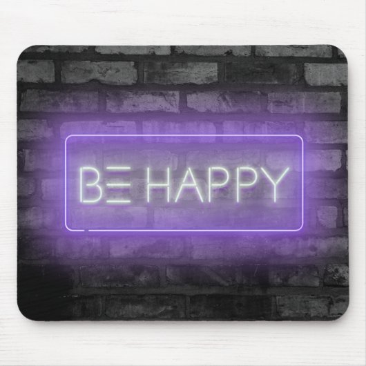 SEIN Lila Neon Sign Mouse Pad Mousepad (Vorne)