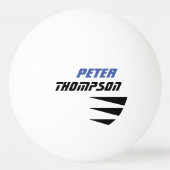 sein Logo Tischtennis Tischtennisball (Rückseite)