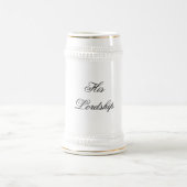 Sein Lordschafts-Bier Stein Bierglas (Mittel)