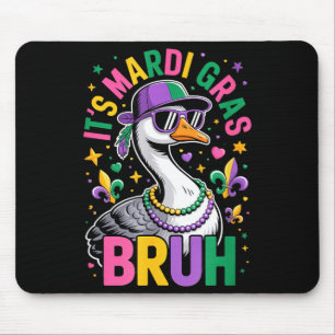 Sein Mardi Gras Bruh Gans New Orleans Karneval  Mousepad