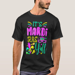 Sein Mardi Gras Yall Jester Hat Festival Party Men T-Shirt