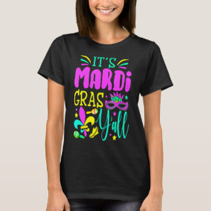 Sein Mardi Gras Yall Mardi Gras Party Jester Festi T-Shirt
