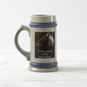 Sein Master-Hunde Humor Bierglas