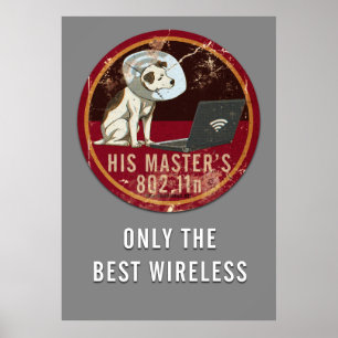 Sein Master ist 802,11n Poster