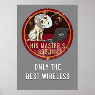 Sein Master ist 802,11n Poster