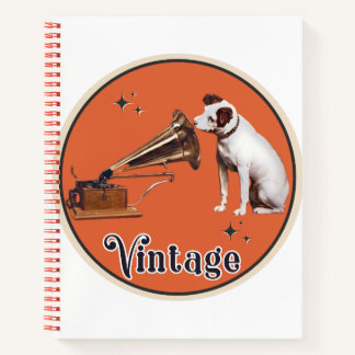Sein Master Voice Orange Vintag Notizblock