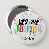 Sein mein Adoptionstag durch ozias Button (Vorne & Hinten)