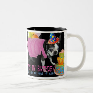 SEIN MEIN BIRTHDAY2 ZWEIFARBIGE TASSE