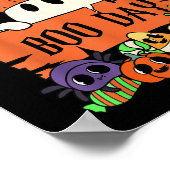 Sein "Mein Boo Day Booday" Kinder Niedlich Ghost B Poster (Ecke)