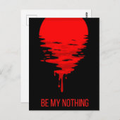 sein, mein nichts außer alles, was tapestere Acryl Postkarte (Vorne/Hinten)