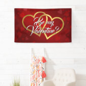 SEIN MEIN VALENTINE GOLD VERBUNDENER HEARNER BANNE BANNER (Insitu)