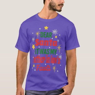 Sein Mein Vater im Gesetz, die Fault Xmas Familie T-Shirt