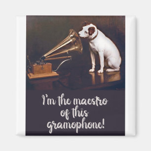 Sein Meister-Hund-Humor Magnet