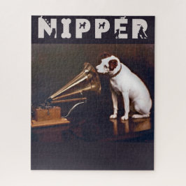 Sein Meister spricht den Hund an Puzzle