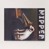 Sein Meister spricht den Hund an Puzzle (Horizontal)