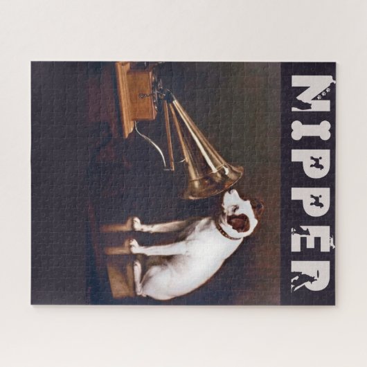 Sein Meister spricht den Hund an Puzzle (Horizontal)