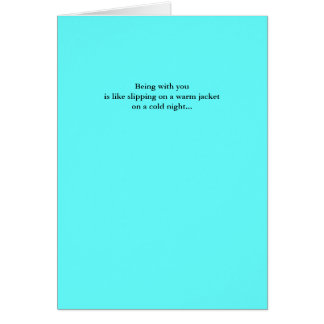 Sein mit Ihnen ist wie das Gleiten auf einem