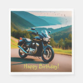 Sein Motorrad Serviette (Vorderseite)