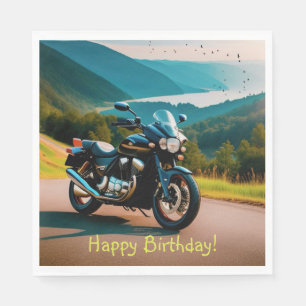 Sein Motorrad Serviette