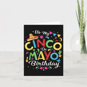 Sein My Cinco De Mayo Geburtstag Funny Cinco De Ma Karte