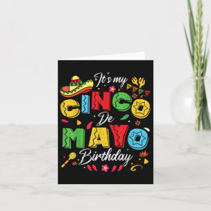 Sein My Cinco De Mayo Geburtstag Funny Cinco De Ma Karte