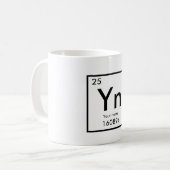 Sein Name als chemisches Element Kaffeetasse (Vorderseite Links)