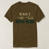 Sein Name ist JESUS T-Shirt (Design vorne)