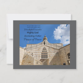 Sein Name ist Wunderbarer Ratgeber Notizkarte Mitteilungskarte