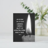 Sein Name wird als wunderbare Bibelverse bezeichne Postkarte (Stehend Vorderseite)