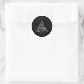 Sein Name wird Isaiah 96 Weihnachtsbaum genannt Runder Aufkleber (Tasche)