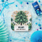 Sein Nature Cool Cash Only Money Tree 13. Geburtst Pappteller (Party)